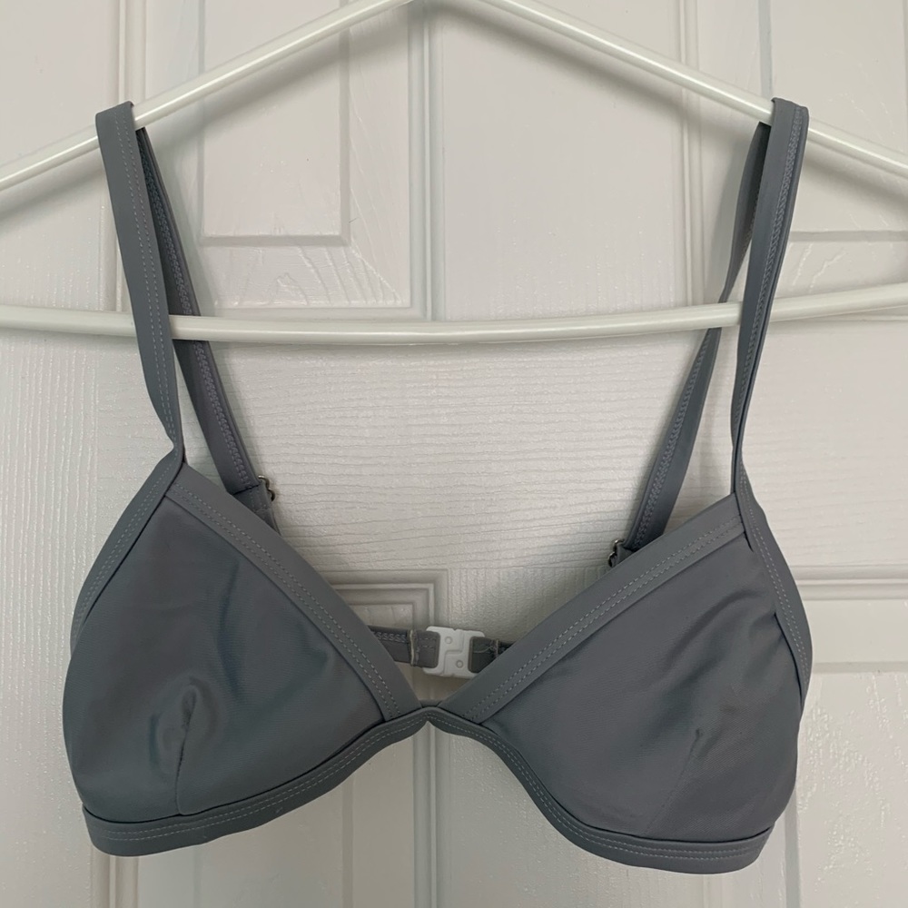 Gray Bikini Top